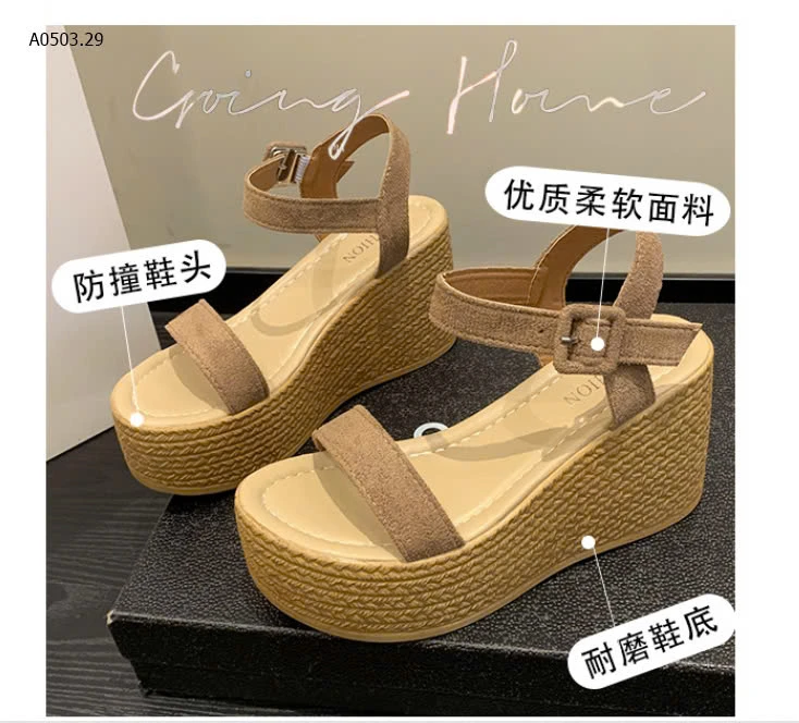  SANDAL ĐẾ XUỒNG DÀY CHO NỮ  - sỉ 148k 