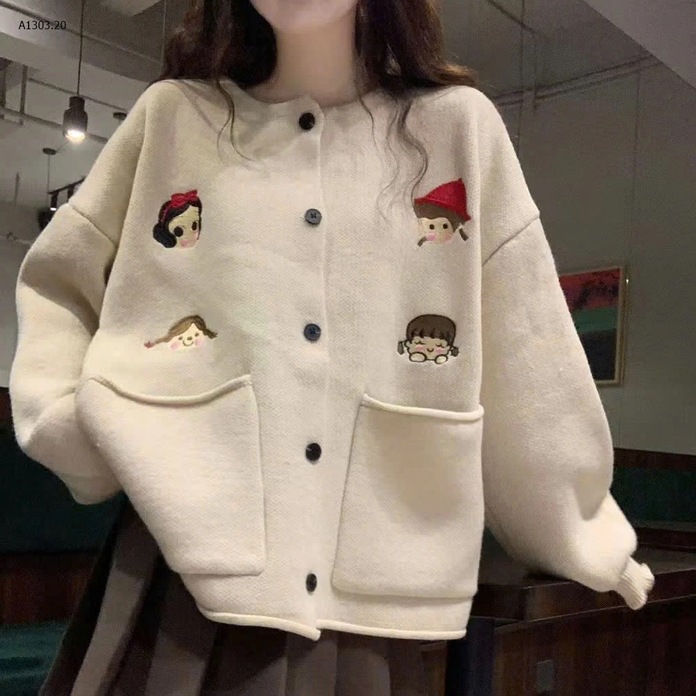 Áo khoác cardigan dệt kim- sỉ 190k    