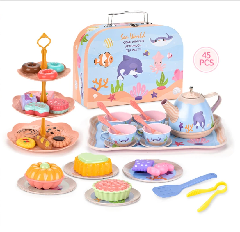 BỘ ĐỒ CHƠI TRÀ BÁNH PONY  -sỉ 230k/set 48 chi tiết