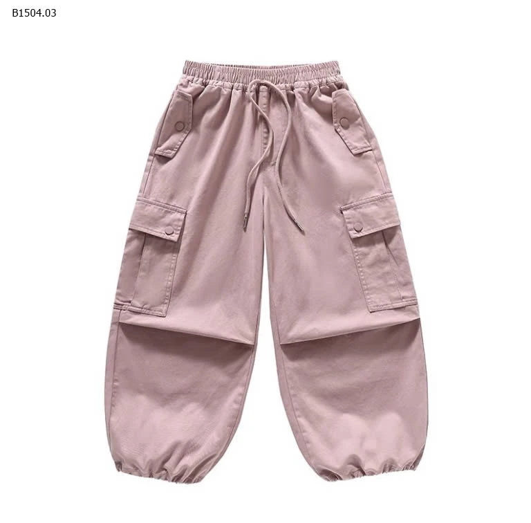 QUẦN JOGGER TÚI HỘP CHO BÉ GÁI - sỉ 126k