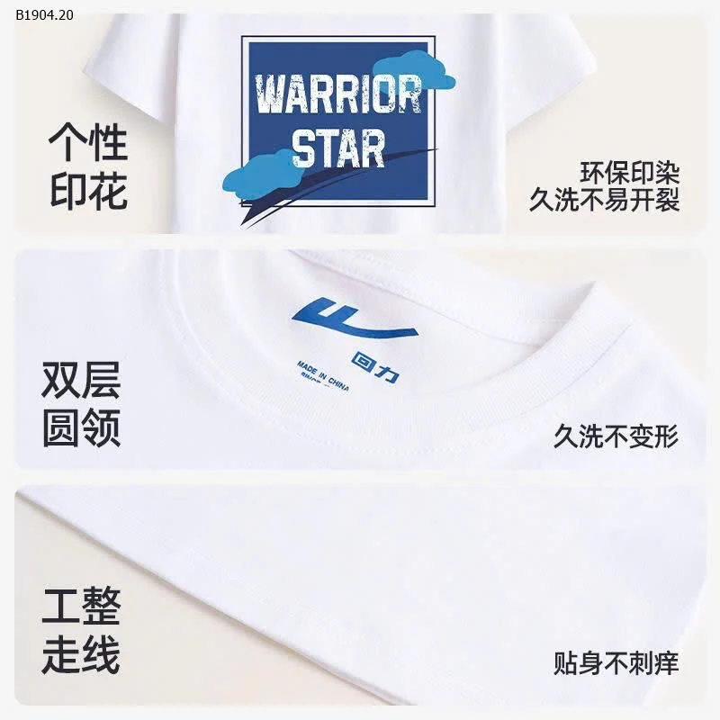 Áo cotton siêu mềm mát nhà WARRIOR - sỉ 175k/set 2 áo