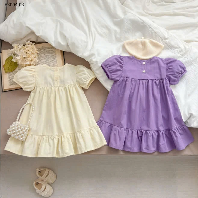 VÁY BABYDOLL CỔ HOA CHO BÉ-sỉ 154k