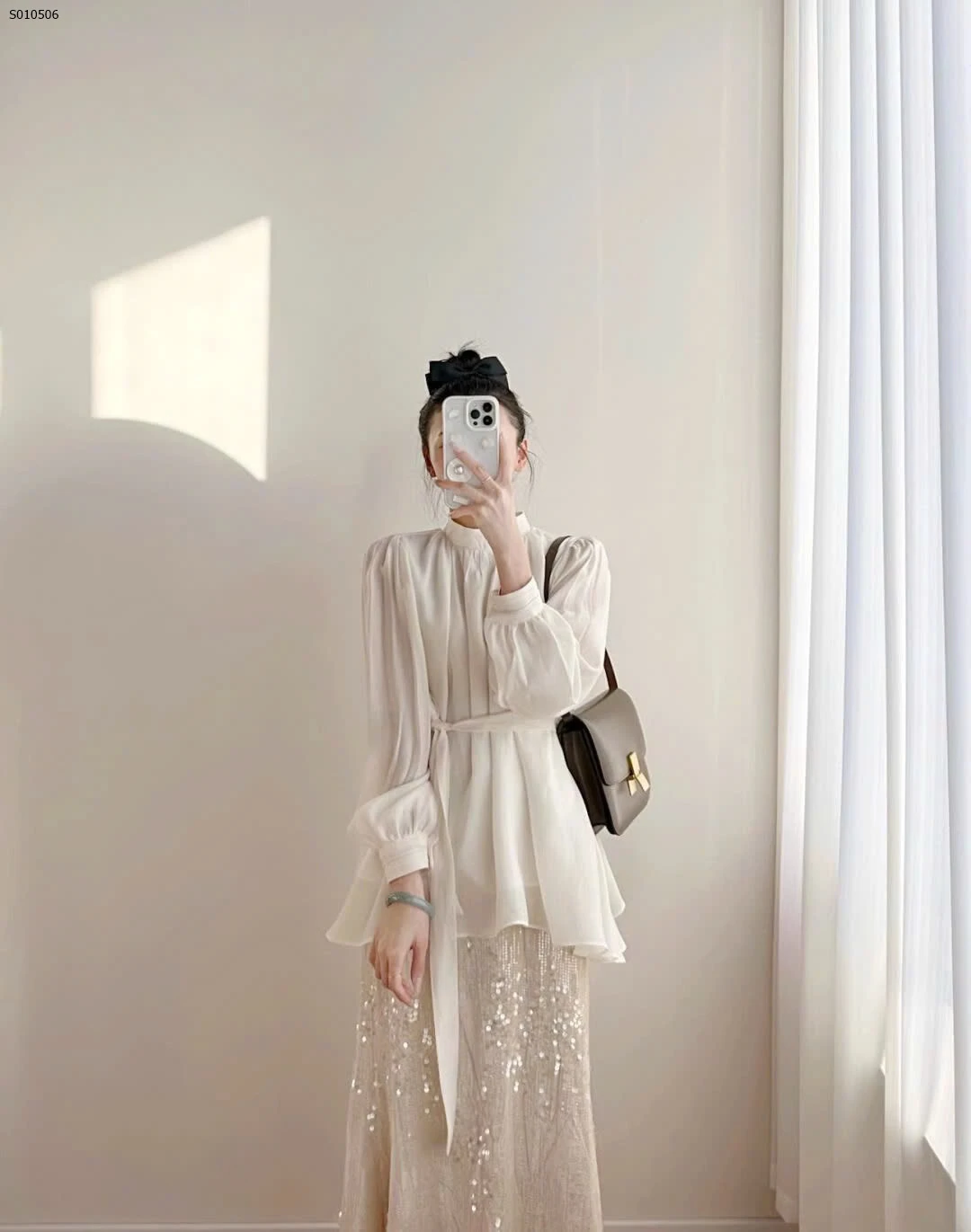 bộ quần áo nữ phong cách sequin áo giá 530k váy giá 420k full set giá 899k