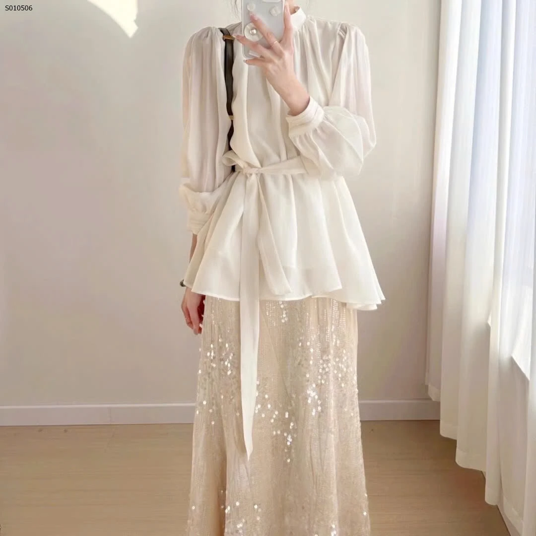 bộ quần áo nữ phong cách sequin áo giá 530k váy giá 420k full set giá 899k