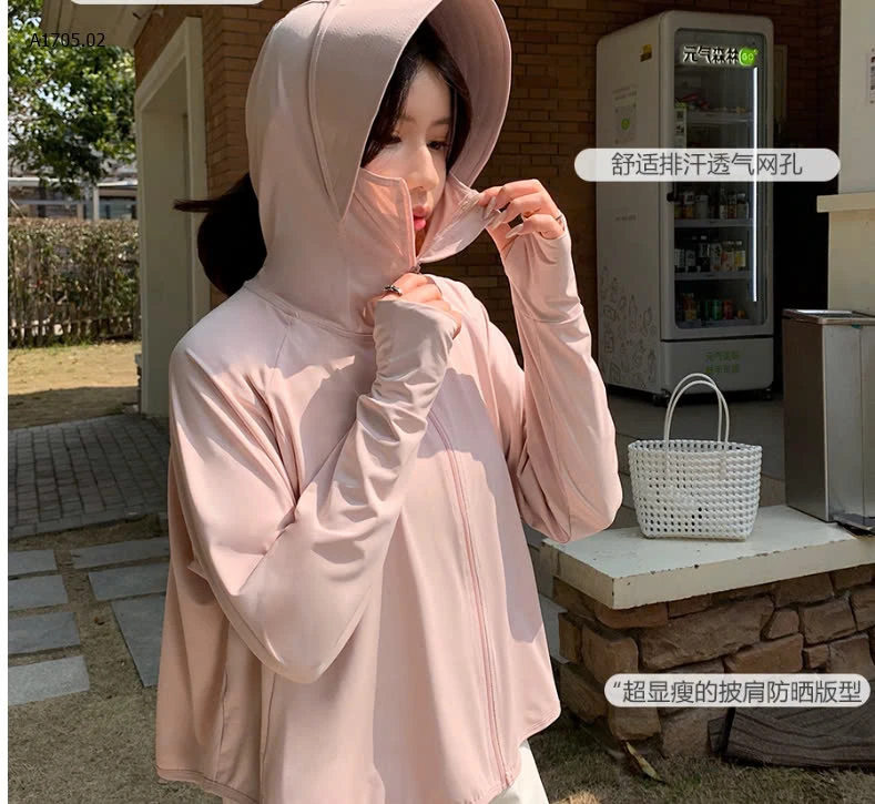 ÁO CHỐNG NẮNG DÁNG CỘC CHO NỮ-sỉ 185k