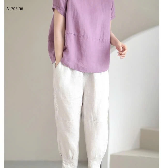 ÁO CỔ BẺ CỘC TAY CHO NỮ -sỉ 142k