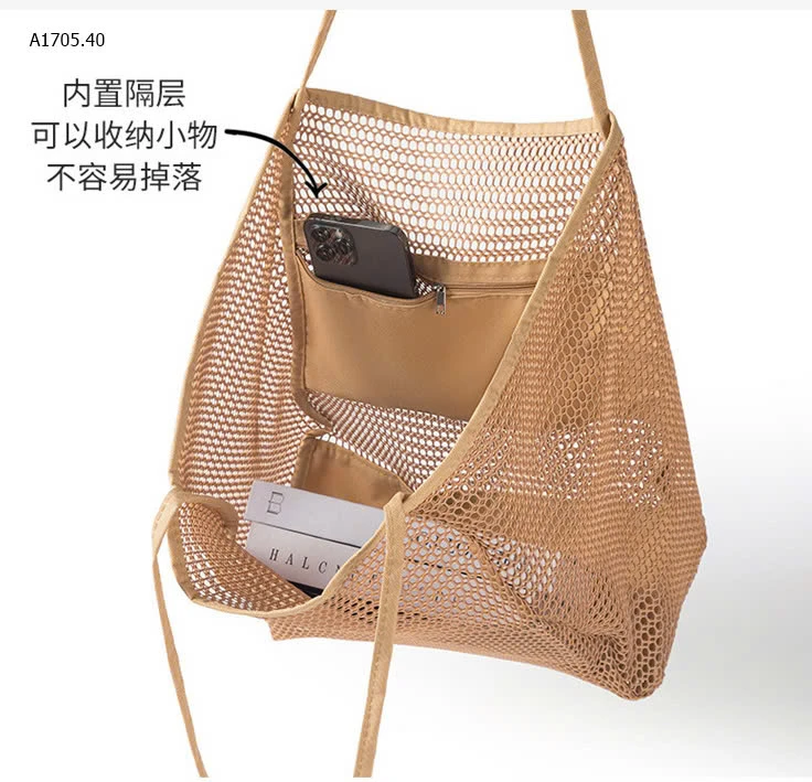 TÚI LƯỚI ĐI BIỀN-sỉ 85k