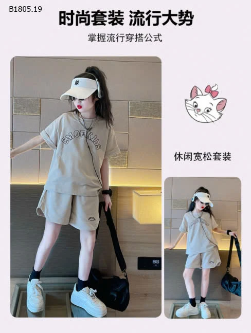 SET  BỘ BÉ GÁI SIZE ĐẠI CUTE -Sỉ 118k