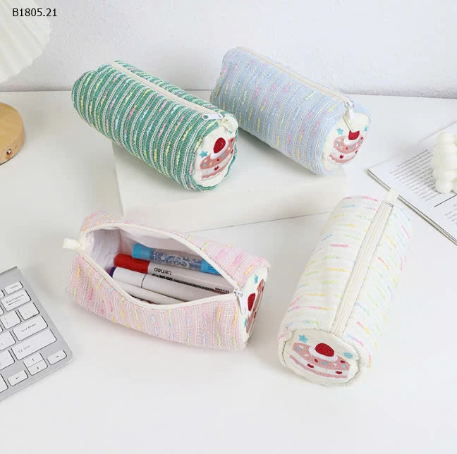 TÚI ĐỰNG BÚT HOẠT HÌNH DỄ THƯƠNG CHO BÉ - Sỉ 75k/set 2chiec chọn màu