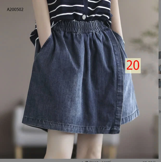 QUẦN SHORT JEAN -Sỉ 168k