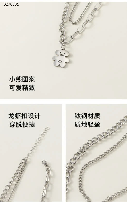 vòng cổ xinh xinh diện đồ đẹp đỉnh - sỉ 48k