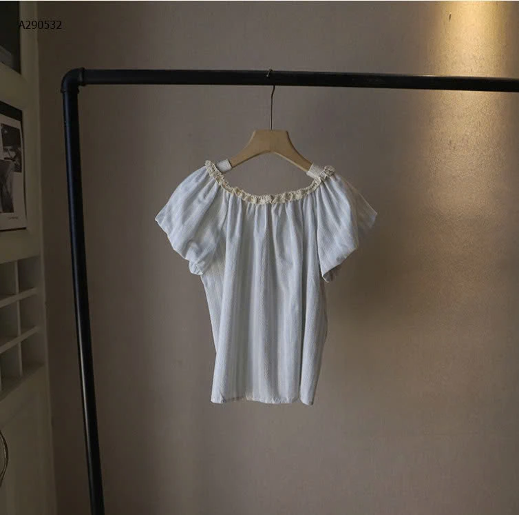 ÁO SƠ MI TAY BỒNG PHỐI REN NỮ- sỉ 155k