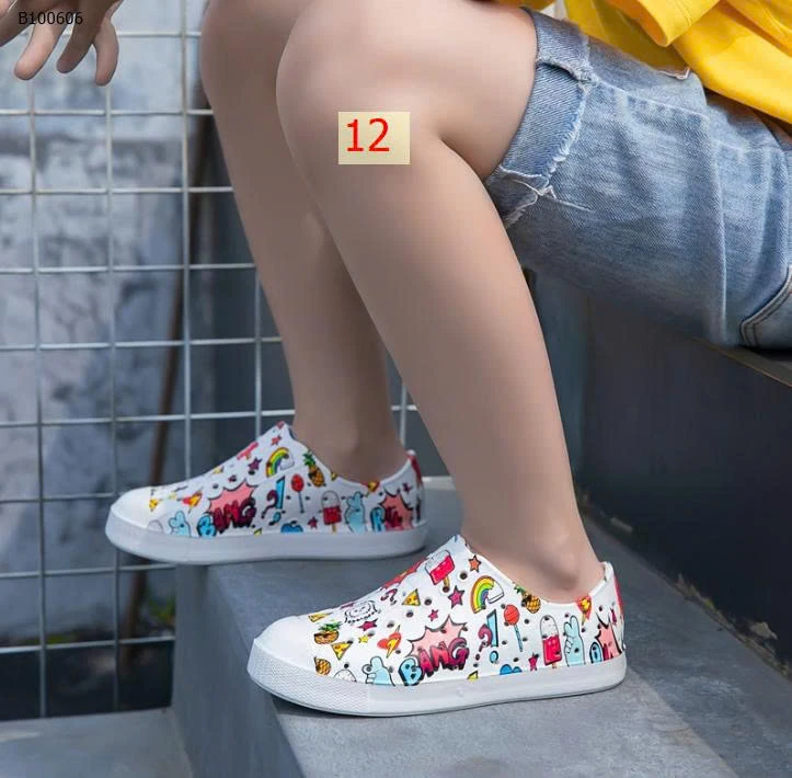 GIÀY NHỰA NATIVE HOẠ TIẾT CHO BÉ - sỉ 110k