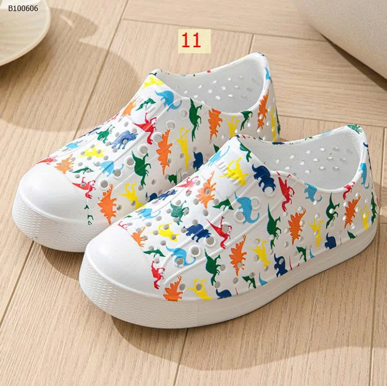 GIÀY NHỰA NATIVE HOẠ TIẾT CHO BÉ - sỉ 110k