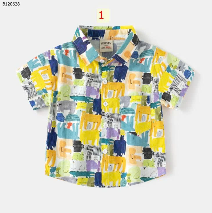 ÁO SƠ MI HỌA TIẾT WAPYPY -Sỉ 87k