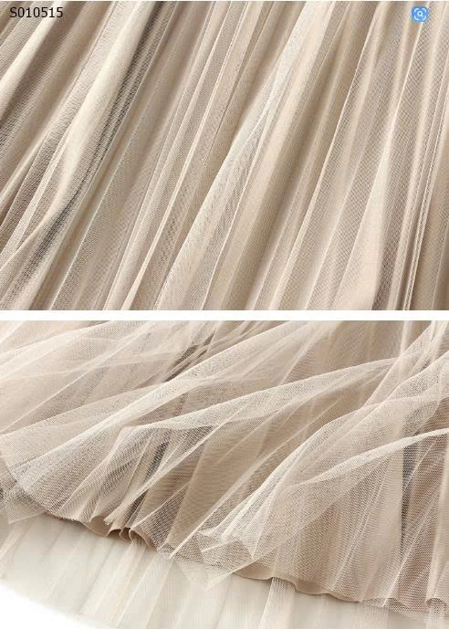 Váy Angel xếp ly hai mặt voan -giá 190,000