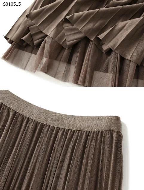 Váy Angel xếp ly hai mặt voan -giá 190,000