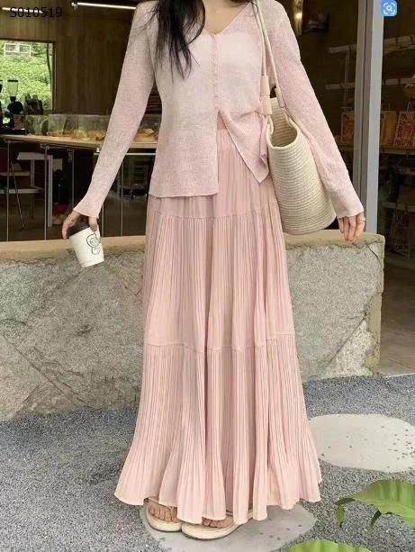 Váy Angel dài dáng chữ A voan - 220,000