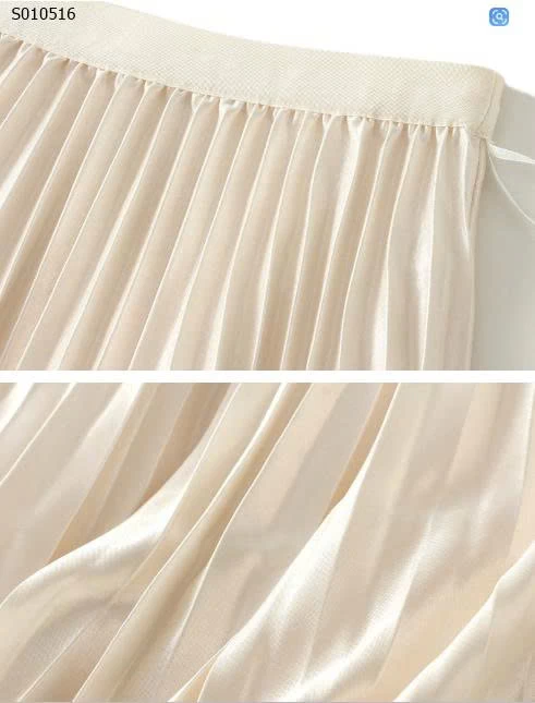 Váy Angel lưới lụa sáng hai mặt xếp ly - 202,000