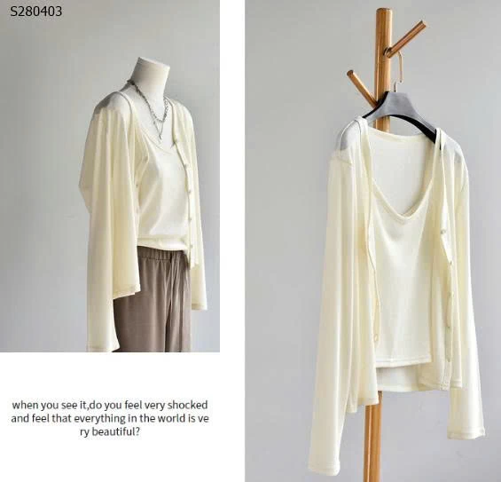 Set 2 áo dây & cardigan- 240,000