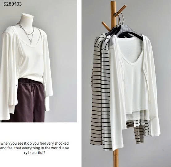 Set 2 áo dây & cardigan- 240,000