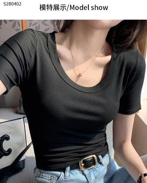 Áo thun tăm ngắn tay - 84,000