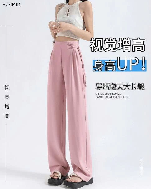 Quần suông cúc lệch- 264,000