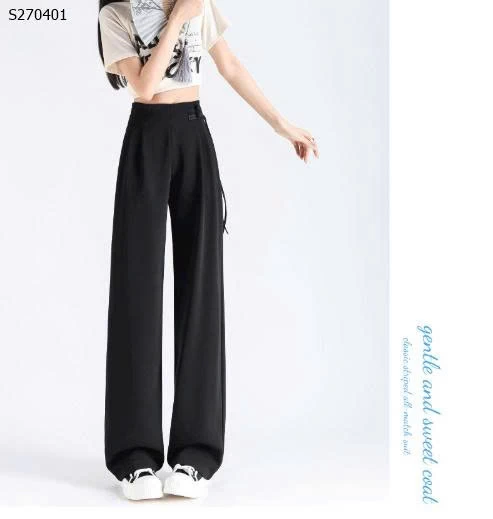 Quần suông cúc lệch- 264,000