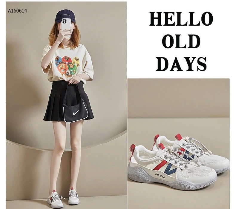 GIÀY THỂ THAO THỒN HƠI THOÁNG KHÍ - sỉ 140k