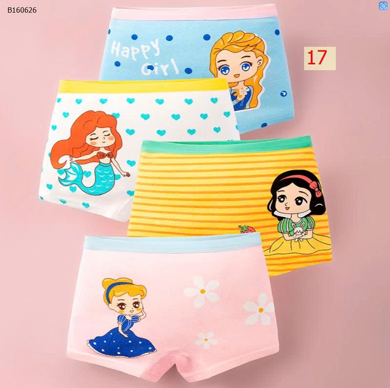 SET 4 QUẦN CHIP CHO BÉ GÁI - Sỉ 60k/1 set 4chiec