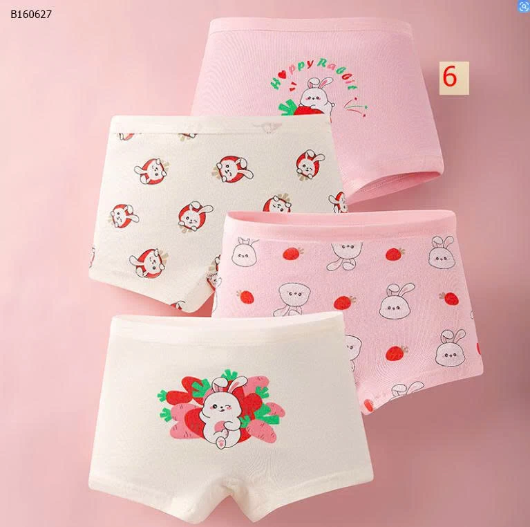 SET 4 QUẦN CHIP CHO BÉ GÁI - Sỉ 60k/1 set 4chiec