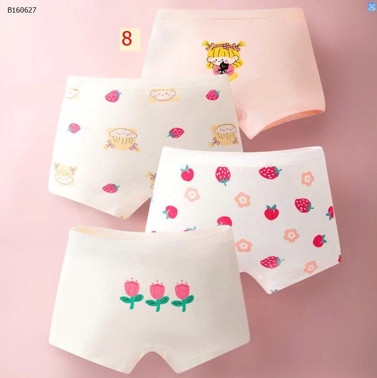 SET 4 QUẦN CHIP CHO BÉ GÁI - Sỉ 60k/1 set 4chiec