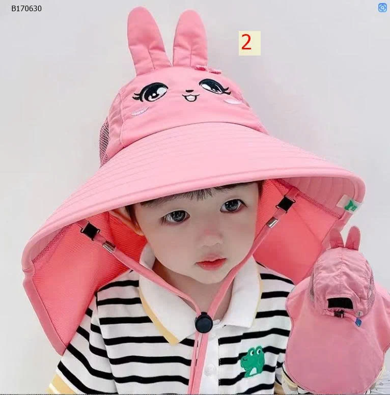 MŨ CHỐNG NẮNG RỘNG VÀNH CHO BÉ -sỉ 58k