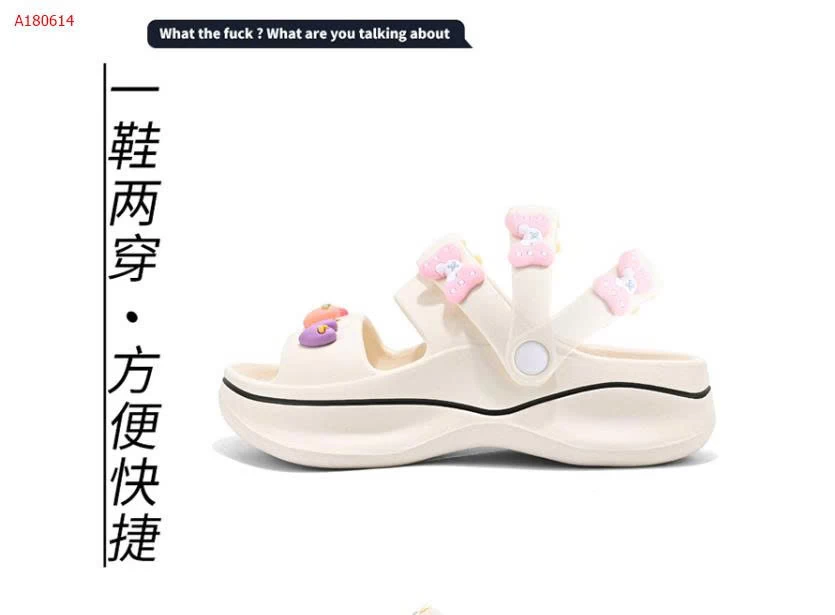 DÉP, SANDAL ĐẾ DÀY   - sỉ 125k