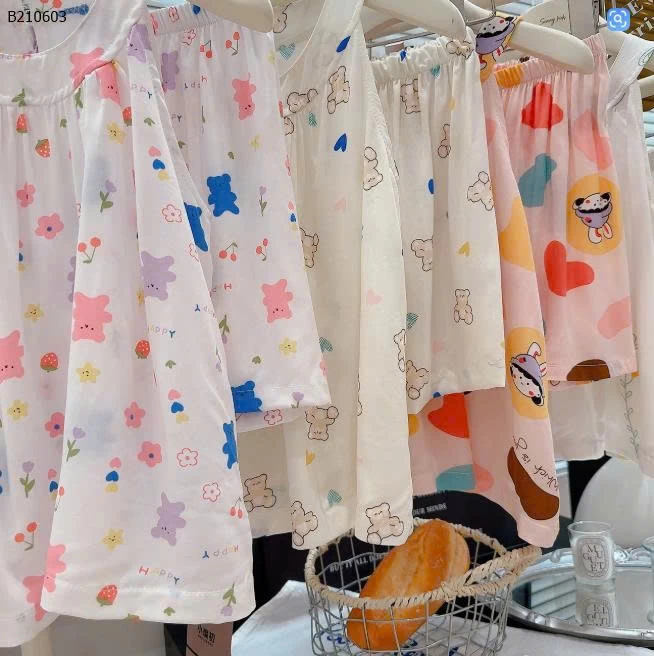 BỘ LẠNH MẶC NHÀ CHO BÉ - Sỉ sz 80-110: 62k sz 120-150: 71k 