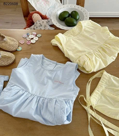 Váy cotton mùa hè cho bé-Sỉ 135k