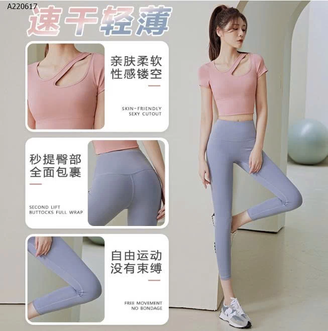 ÁO  VÀ BỘ TẬP CHO NỮ - Sỉ áo 127k ( số 1-5) bộ 179k ( số 6-10)