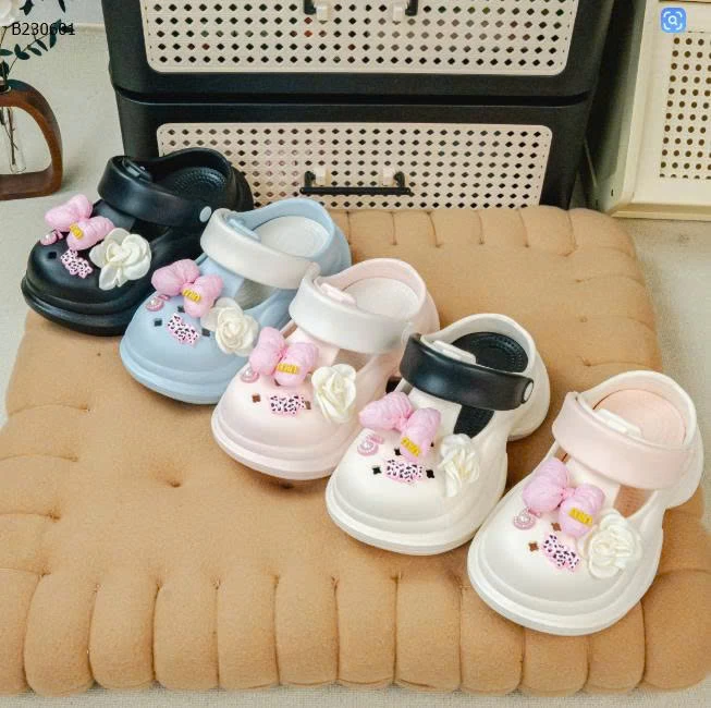 SỤC EVA ĐẾ CAO ĐÍNH HOA CHO BÉ-Sỉ 125K
