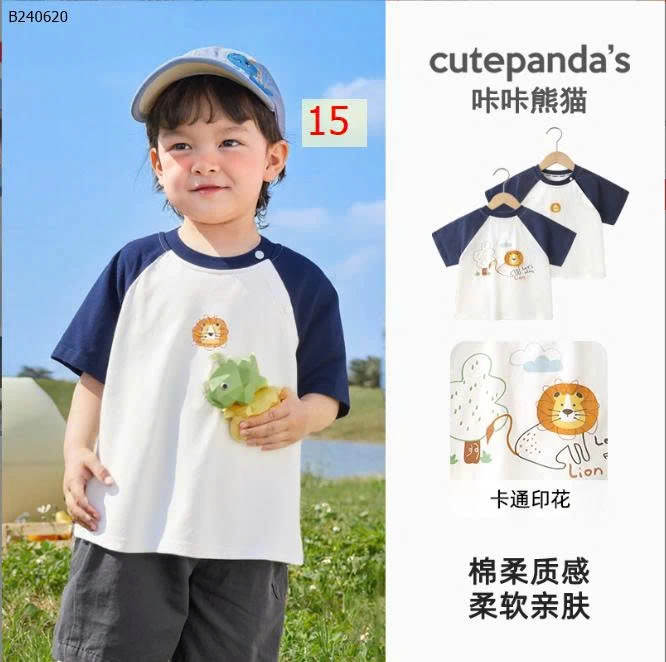 Áo thun tay ngắn cho bé -Sỉ 87K