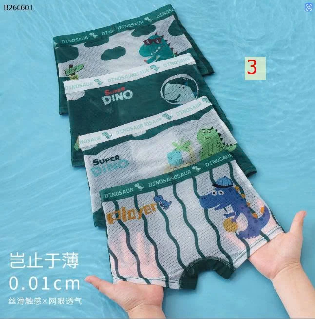 SET 4 QUẦN CHIP THÔNG HƠI BÉ TRAI-Sỉ 80k/ set 4c