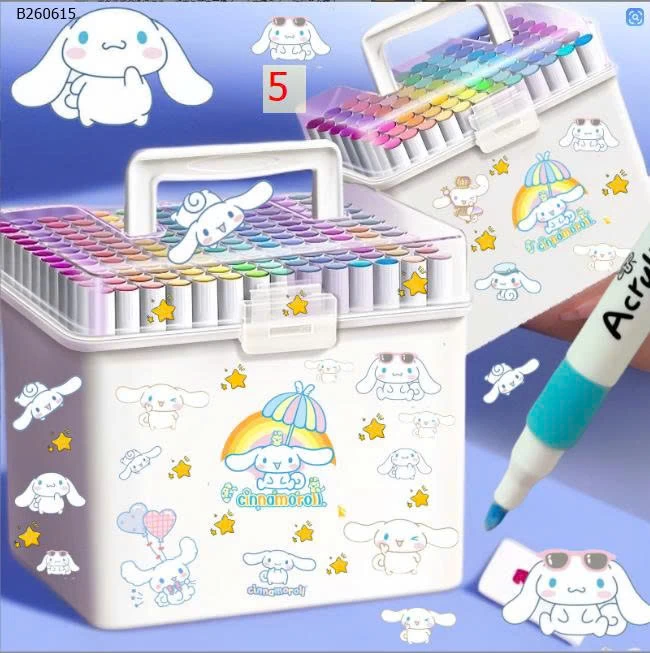 HỘP 80 MÀU ACRYLIC PHIÊN BẢN MỚI -Sỉ 105k/hộp