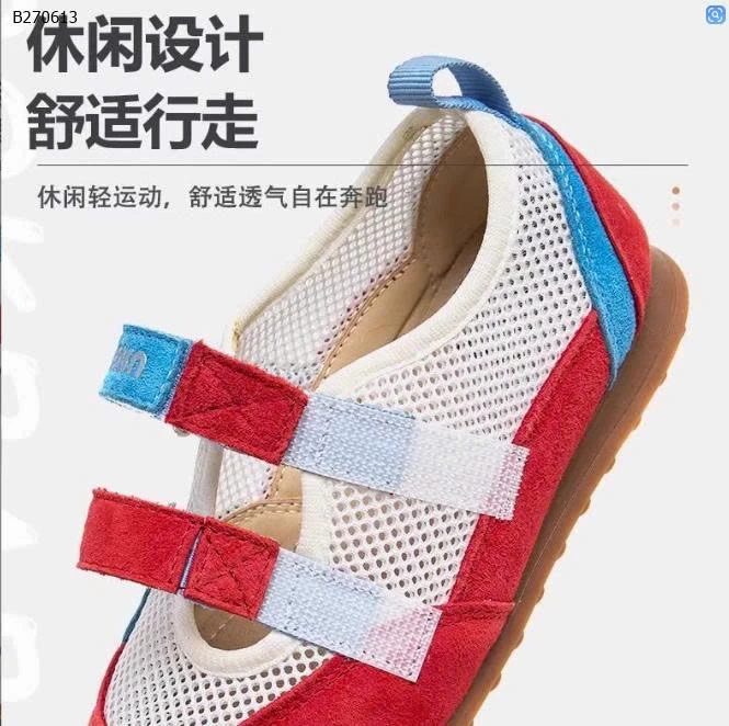 GIÀY LƯỚI QUAI DÁN BG- Sỉ 🌸 giá  sz 24-25: 141k sz 26-30: 151k sz 31-34: 160k