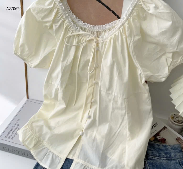 SƠ MI CỔ TRÒN TAY BỒNG - sỉ 149k