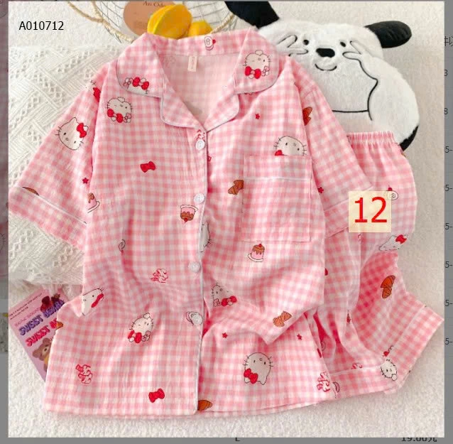 PIZAMA CỘC MẶC NHÀ - sỉ 109k