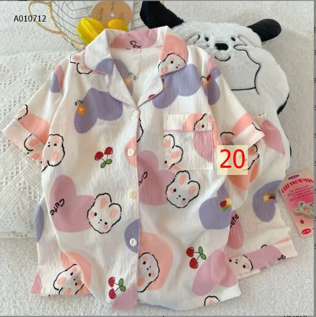 PIZAMA CỘC MẶC NHÀ - sỉ 109k