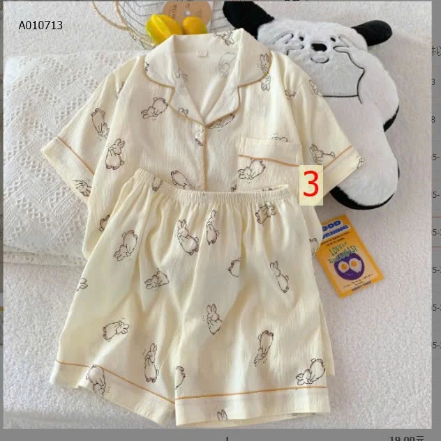 PIZAMA CỘC MẶC NHÀ - sỉ 109k