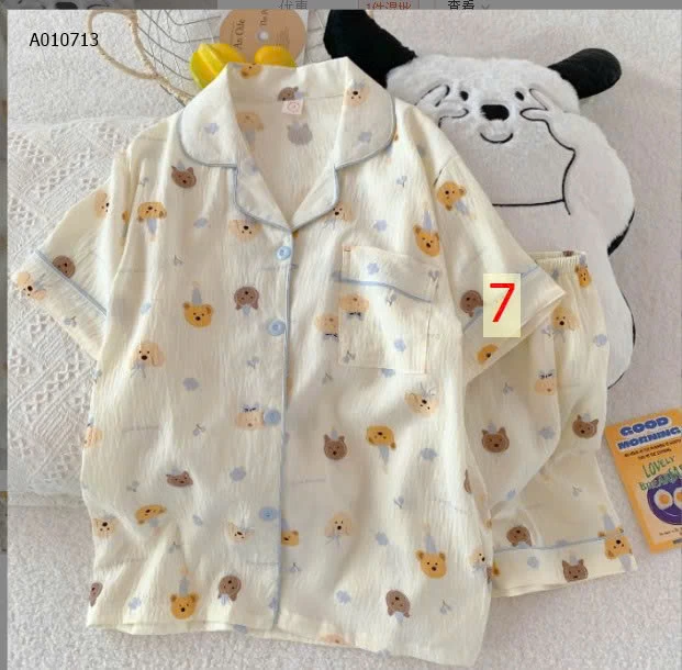 PIZAMA CỘC MẶC NHÀ - sỉ 109k