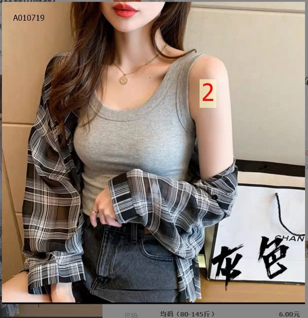 ÁO BA LỖ NỮ - sỉ 44k