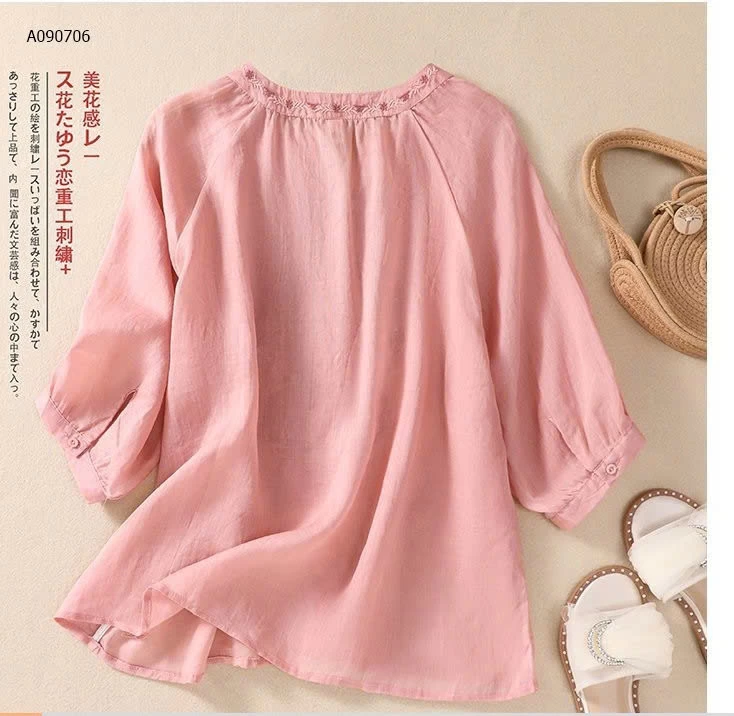 ÁO ĐŨI NỮ THÊU - sỉ 119k
