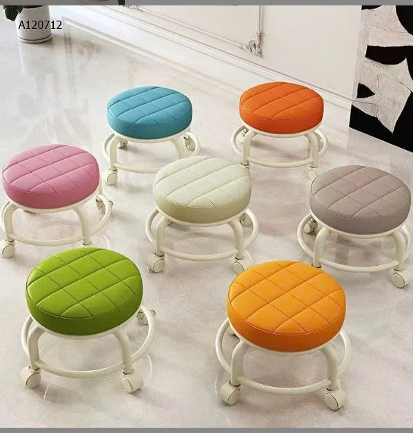 GHẾ TRÒN XOAY BỆT CÓ BÁNH XE - sỉ 75k